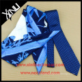 Men Silk Digital Print Wholesale Custom Ties with Matching Women Scarf